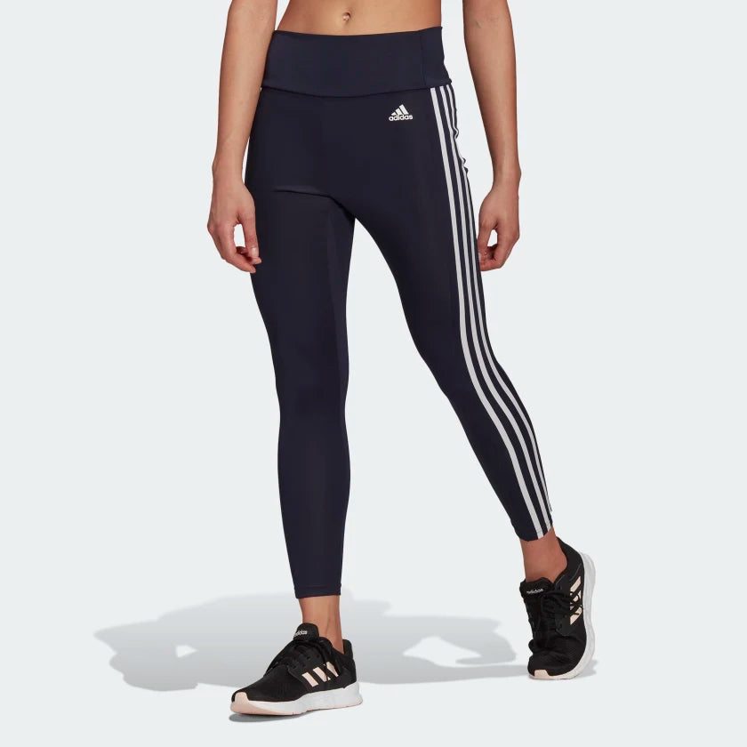 Adidas Women's Yoga Essentials High-Waisted Tights in Legend Ink