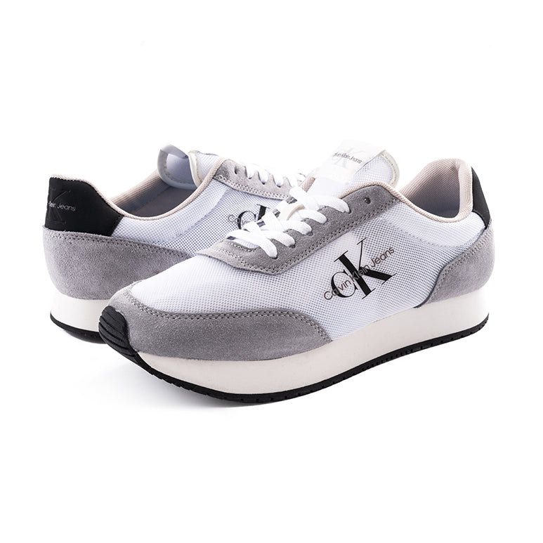 CALVIN KLEIN RETRO RUNNER LACE UP SNEAKER CKM49