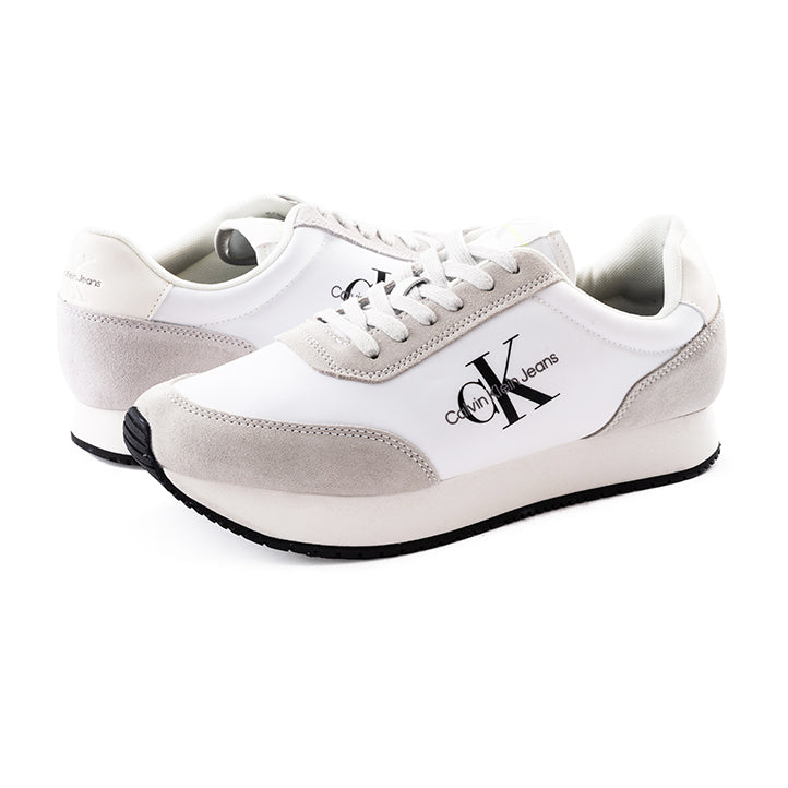 CALVIN KLEIN RETRO RUNNER LACE UP SNEAKER CKM51