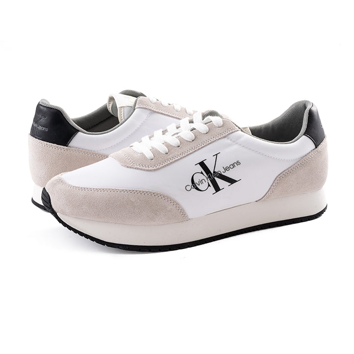 CALVIN KLEIN RETRO RUNNER LACE UP SNEAKER CKM48