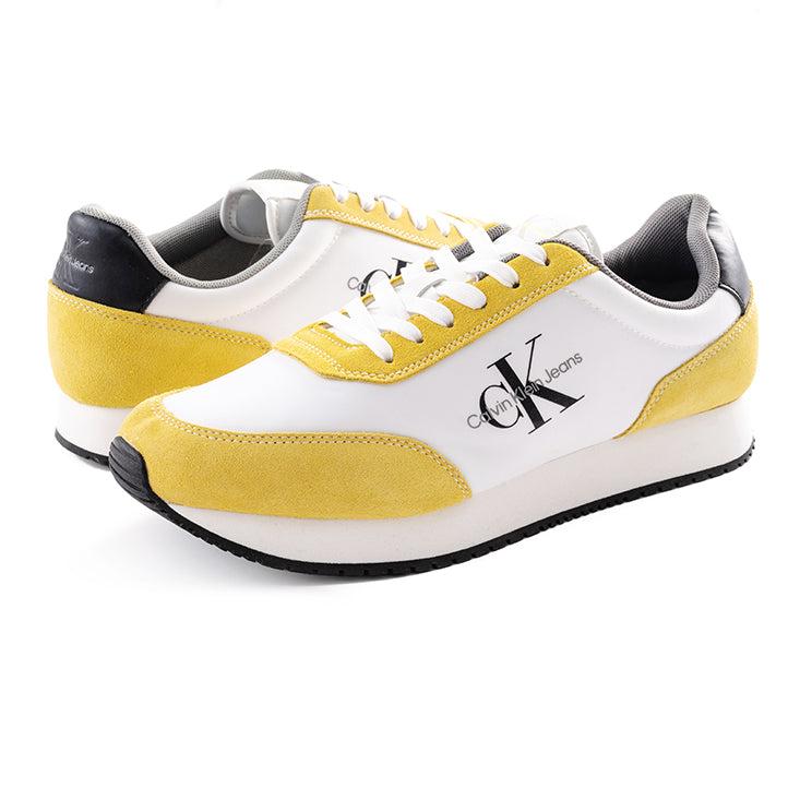 CALVIN KLEIN RETRO RUNNER LACE UP SNEAKER CKM32