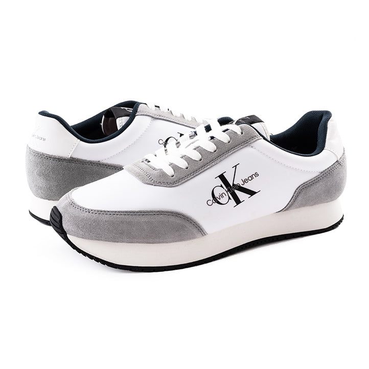 CALVIN KLEIN RETRO RUNNER LACE UP SNEAKER CKM26