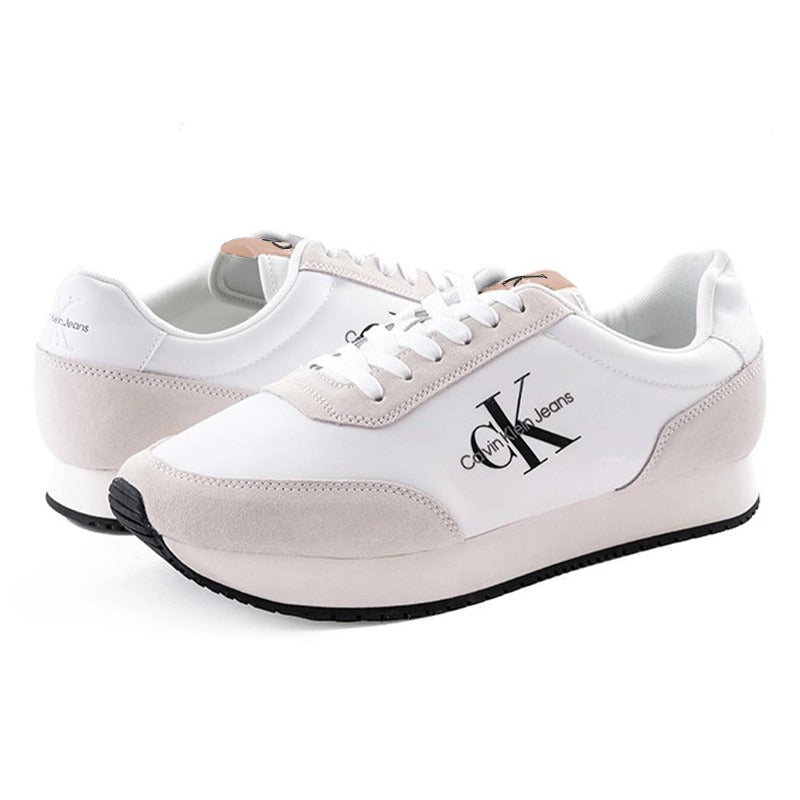 CALVIN KLEIN RETRO RUNNER LACE UP SNEAKER CKM39