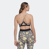 ADIDAS AEROREACT LIGHT-SUPPORT HYPERGLAM PRINTED BRA HJ9693