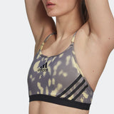 ADIDAS AEROREACT LIGHT-SUPPORT HYPERGLAM PRINTED BRA HJ9693