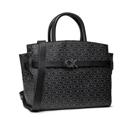 CALVIN KLEIN RE - LOCK HANDBAG - BLACK - CB1 - Runner