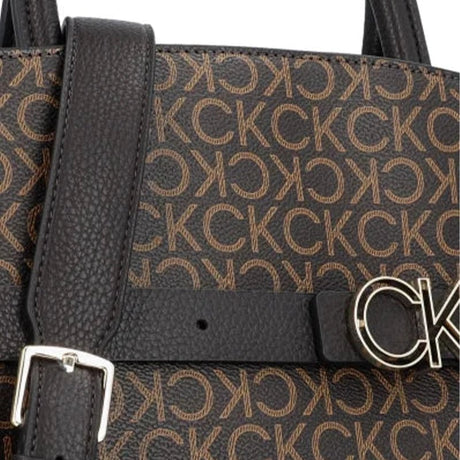 CALVIN KLEIN RE - LOCK HANDBAG - BROWN - CB2 - Runner