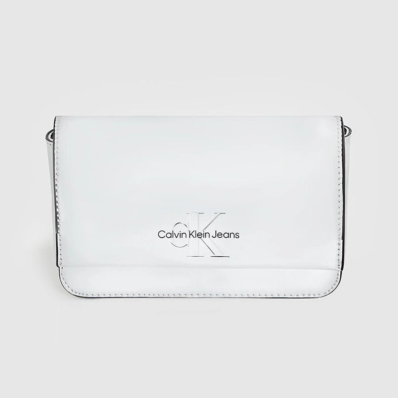 Calvin Klein Sculpted Logo-Shoulderbag-White- CB35