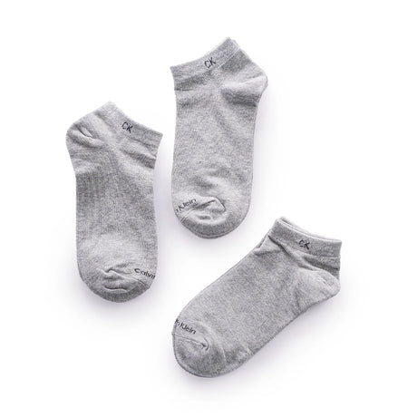 CALVIN KLEIN COTTON ANKLE 3-PACK SOCKS SU20