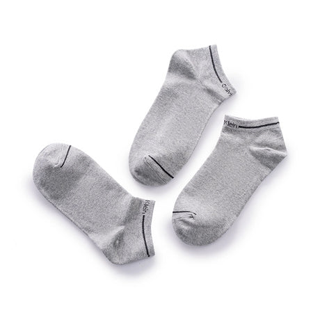 CALVIN KLEIN COTTON ANKLE 3-PACK SOCKS SU21