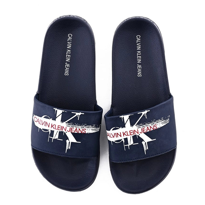 Calvin Klein VIGGO Dark-Blue Slipper #SL-12