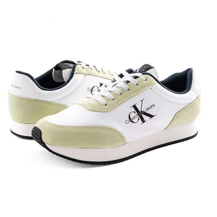 CALVIN KLEIN RETRO RUNNER LACE UP SNEAKER CKM45