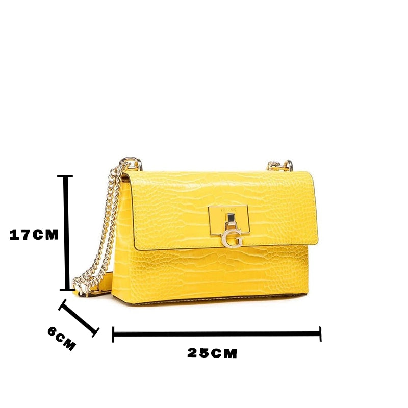 Guess Carabel Crossbody Bag Yellow GB15