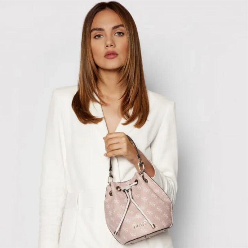 GUESS WASHINGTON - DRAWSTRING - BUCKET - BAG - ROSE - GB1 - Runner