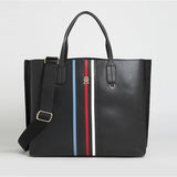 TOMMY HILFIGER ICONIC LOGO SHOULDERBAG - BLACK - TB5 - Runner