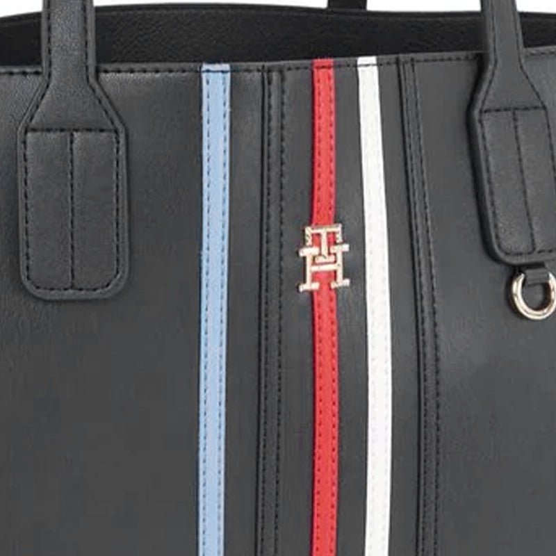 TOMMY HILFIGER ICONIC LOGO SHOULDERBAG - BLACK - TB5 - Runner