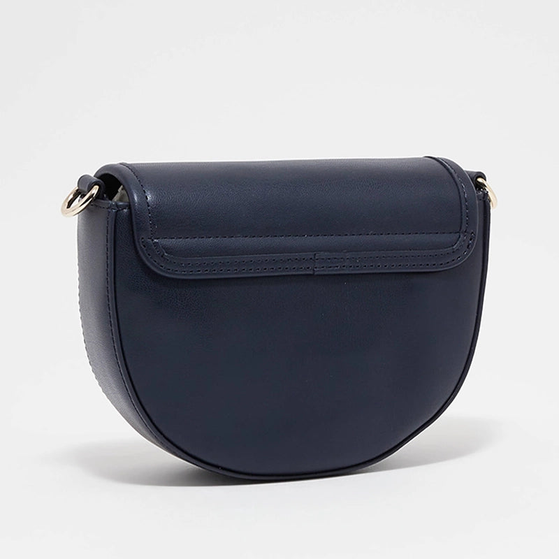 TOMMY HILFIGER LIFE SADDLE SHOULDERBAG NAVY THB21