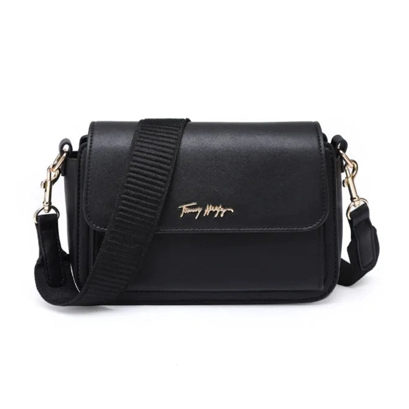 Tommy Hilfiger Signature-ShoulderBag-Black TB4