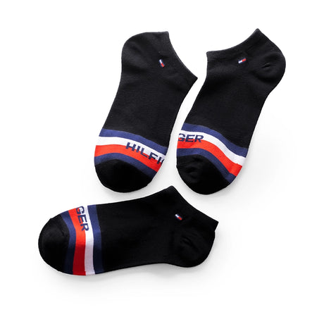 TOMMY HILFIGER COTTON ANKLE 3-PACK SOCKS SU12