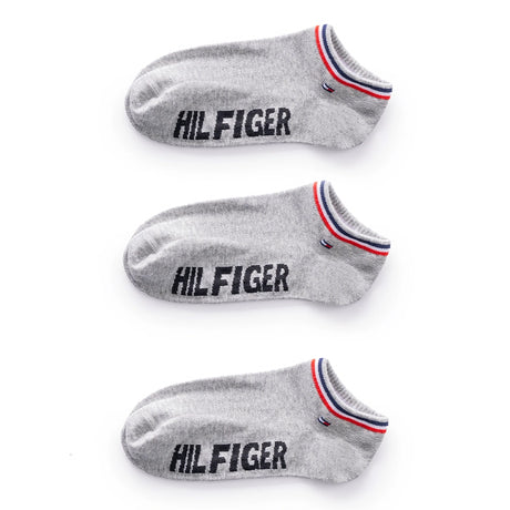 TOMMY HILFIGER COTTON ANKLE 3-PACK SOCKS SU16