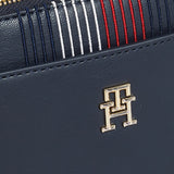 TOMMY HILFIGER MONOGRAM LOGO STRIP CAMERA BAG NAVY B123