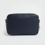 TOMMY HILFIGER MONOGRAM LOGO STRIP CAMERA BAG NAVY B123