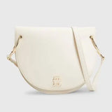 TOMMY HILFIGER MONOGRAM SADDLE SHOULDERBAG BEIGE B117