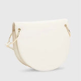 TOMMY HILFIGER MONOGRAM SADDLE SHOULDERBAG BEIGE B117