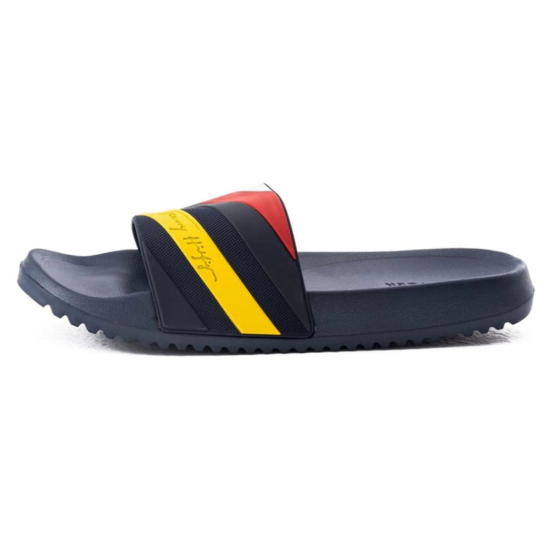 TOMMY HILFIGER RATTER-3  Navy Slipper  SL-53