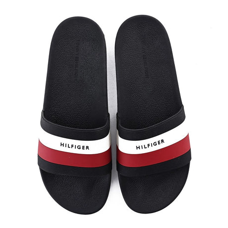 Tommy Hilfiger Jeans EARHTY Black Slipper #SL-10