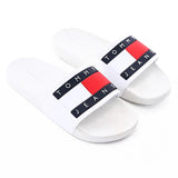 Tommy Hilfiger Jeans EARHTY White Slipper #SL-02