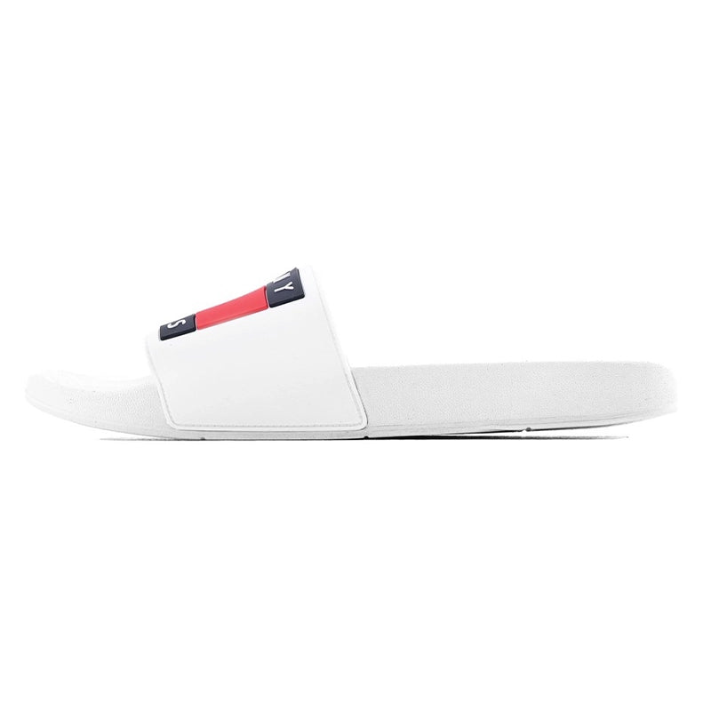 Tommy Hilfiger Jeans EARHTY White Slipper #SL-02