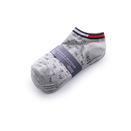 TOMMY HILFIGER COTTON ANKLE 3-PACK SOCKS SU39