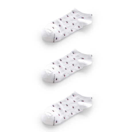 TOMMY HILFIGER COTTON ANKLE 3-PACK SOCKS SU37