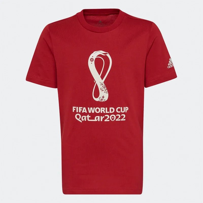 ADIDAS KIDS FIFA WORLD CUP 2022™ OFFICIAL EMBLEM TEE HD6385 - Runner