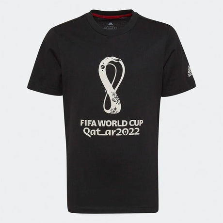 ADIDAS KIDS FIFA WORLD CUP 2022™ OFFICIAL EMBLEM TEE HD6386 - Runner