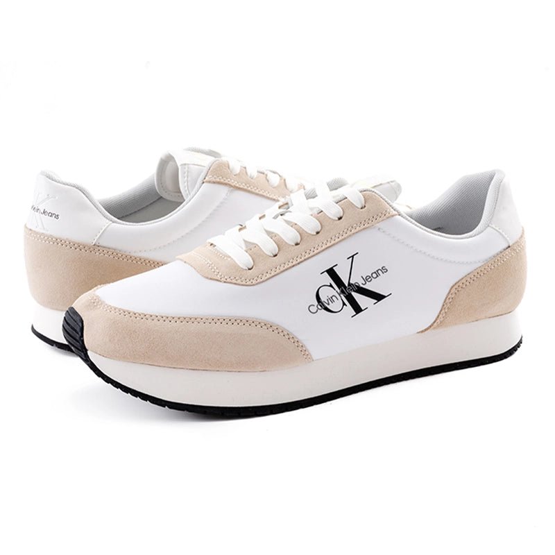 CALVIN KLEIN RETRO RUNNER LACE UP SNEAKER CKM44 - Runner