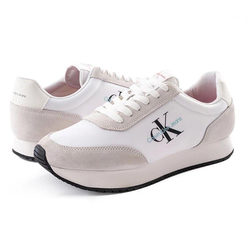 CALVIN KLEIN RETRO RUNNER LACE UP SNEAKER CKM50 - Runner