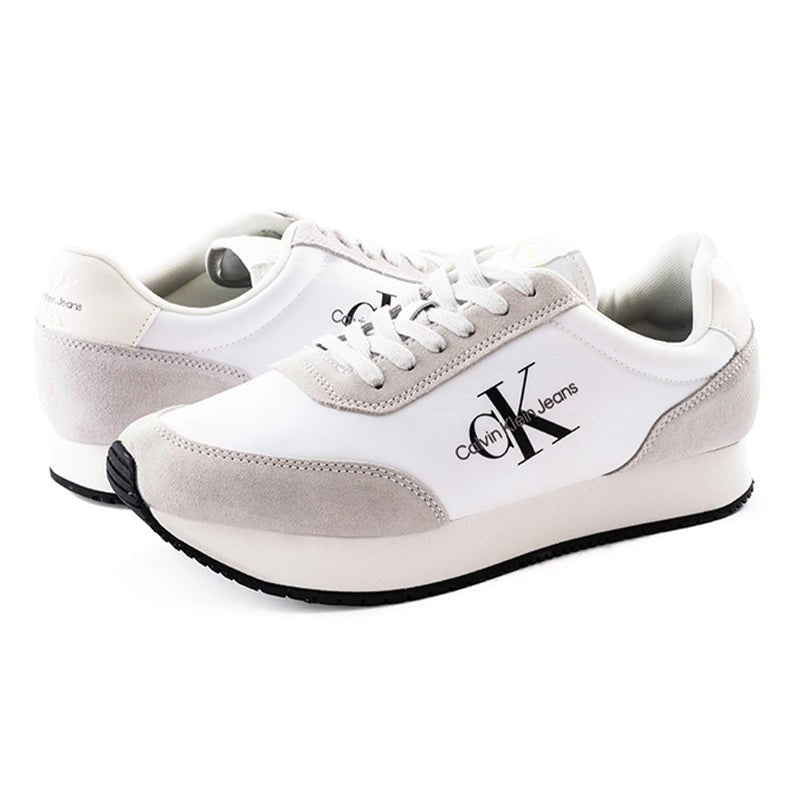 CALVIN KLEIN RETRO RUNNER LACE UP SNEAKER CKM51 - Runner