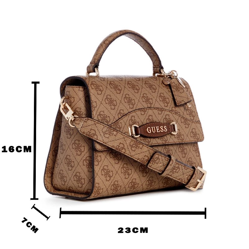 Guess EMERA - Shoulderbag - Brown - GB105 - Runner