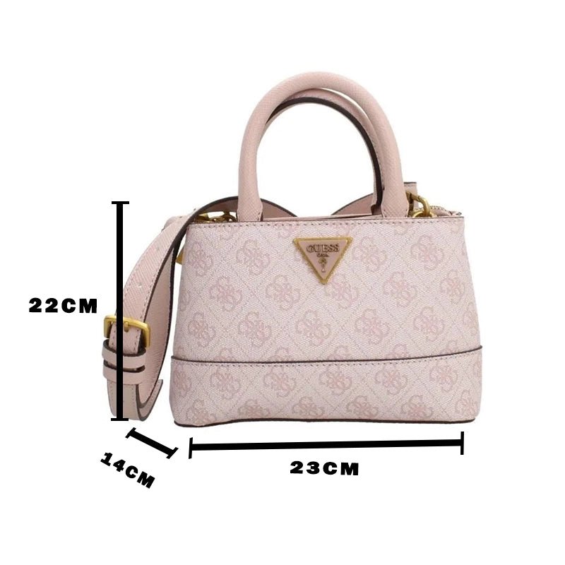 GUESS Factory mini satchel Handbag - Pink - GB67 - Runner