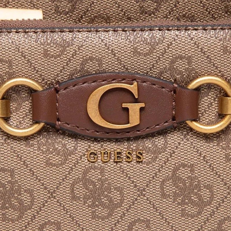 GUESS Izzy Double Pouch - Brown - GB52 - Runner