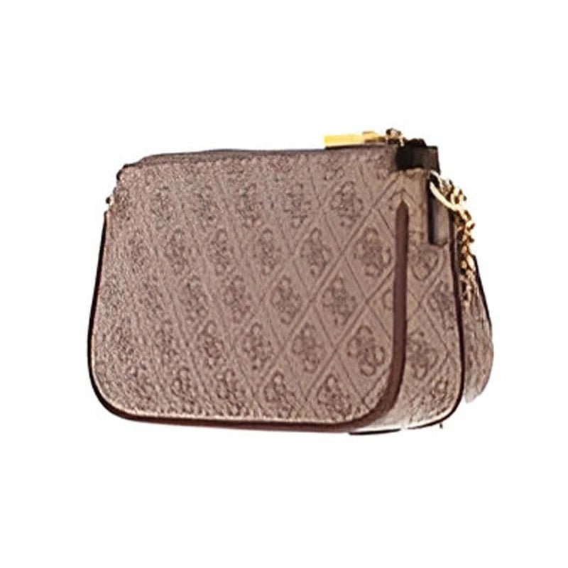 GUESS Izzy Double Pouch - Brown - GB52 - Runner