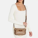 GUESS Izzy Double Pouch - Brown - GB52 - Runner