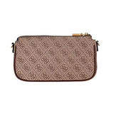 GUESS Izzy Double Pouch - Brown - GB52 - Runner