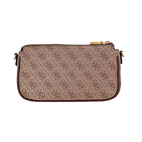 GUESS Izzy Double Pouch - Brown - GB52 - Runner