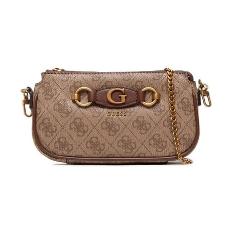 GUESS Izzy Double Pouch - Brown - GB52 - Runner