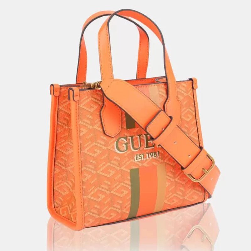 GUESS Tote bag Handbag - Orange - GB69 - Runner