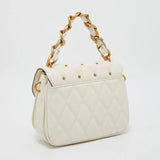 GUESS Triana Logo Detailed Shoulder Bag - WHITE - GB19 - Runner