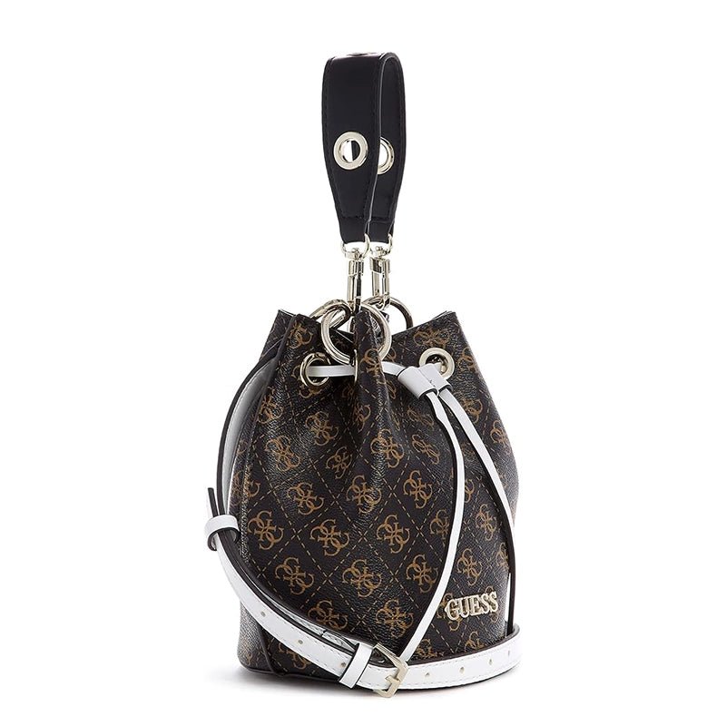 GUESS WASHINGTON - DRAWSTRING - BUCKET - BAG - BLACK - GB5 - Runner